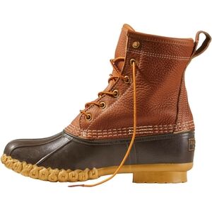 L.L. Bean Classic Bean Boots Duck Boots – Brown Leather Rubber – Women’s Size 6
